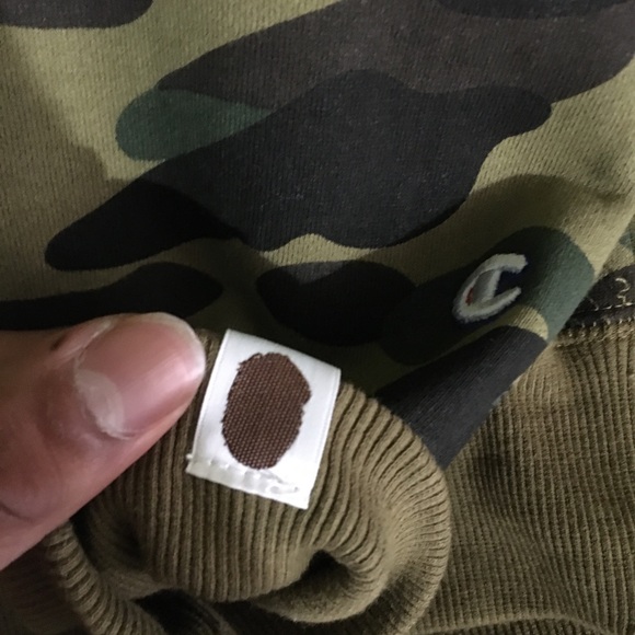 1st Camo Bape x Champion Hoodie - Picture 13 of 13